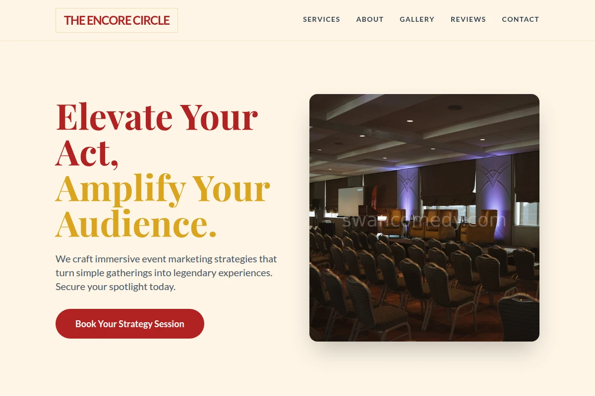 Booking Event Marketing