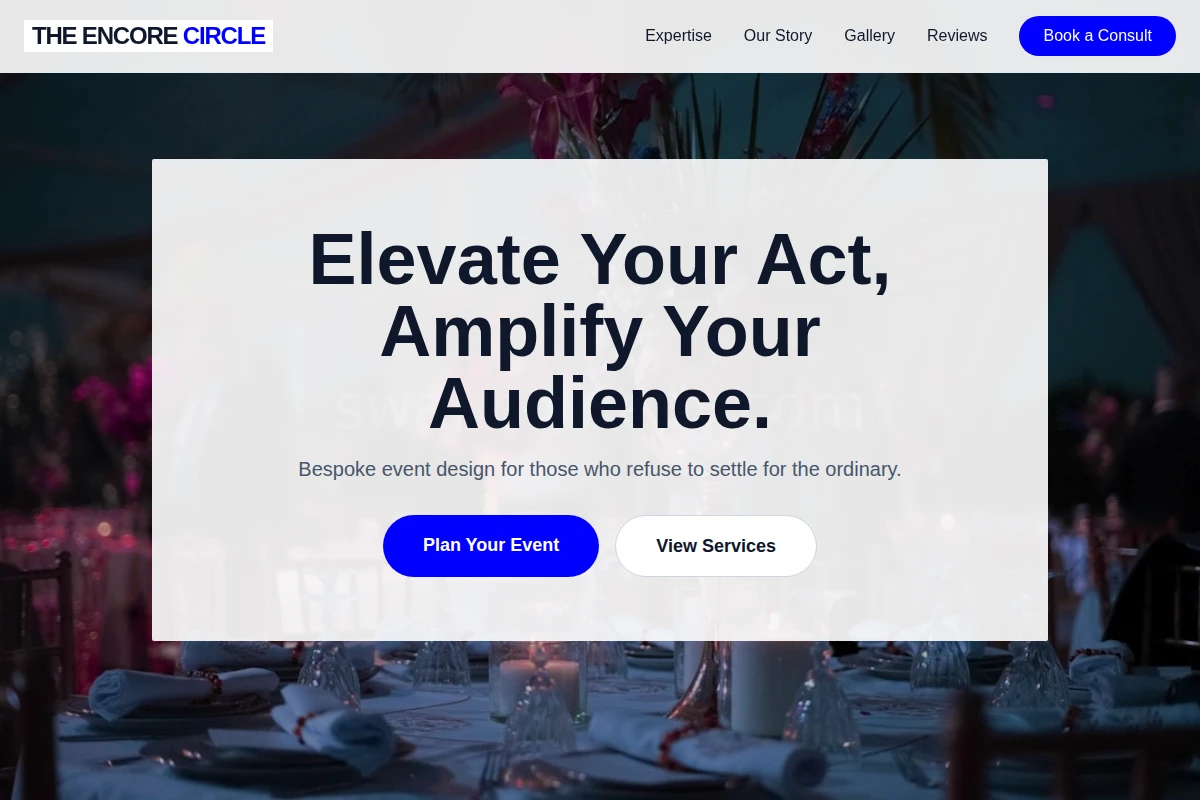 Act Event Planning