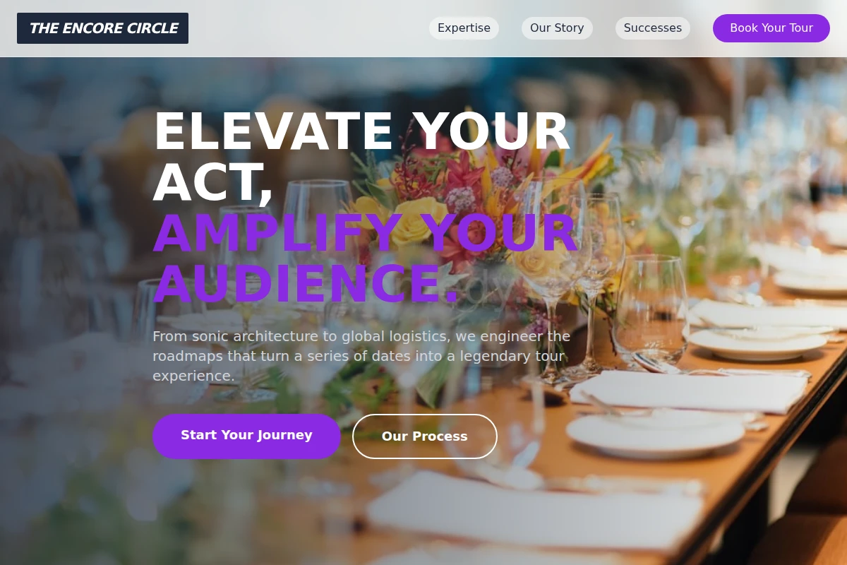 Tour Event Planning