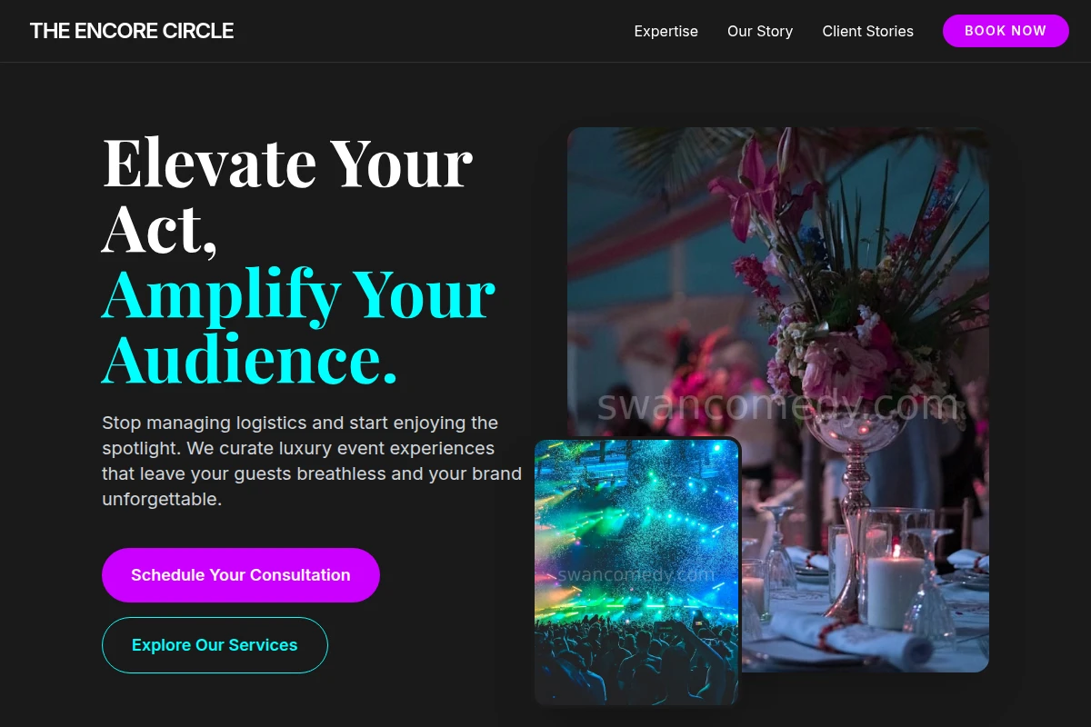 Booking Event Planning