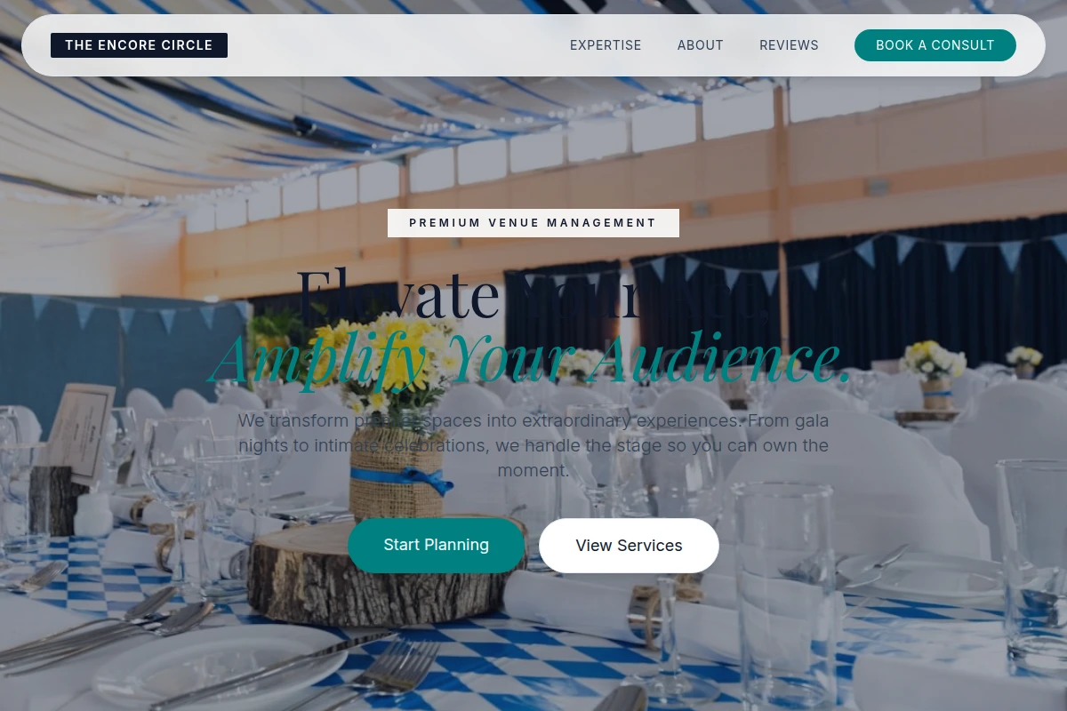 Venue Event Planning